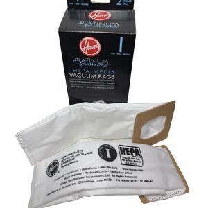 Hoover Type I HEPA Vacuum Bag (2 Bags) AH10005